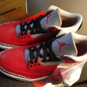 Jordan 3 Fire Red/Cement Grey/Black